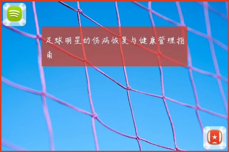 足球明星的伤病恢复与健康管理指南