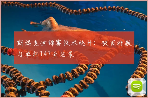 斯诺克世锦赛技术统计:破百杆数与单杆147全记录